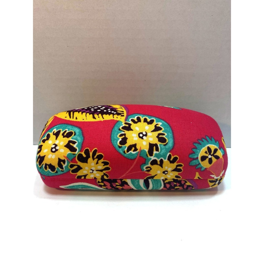 Vera Bradley Rumba Clamshell Hard Case Eyeglasses Sunglasses Hinge Close Floral